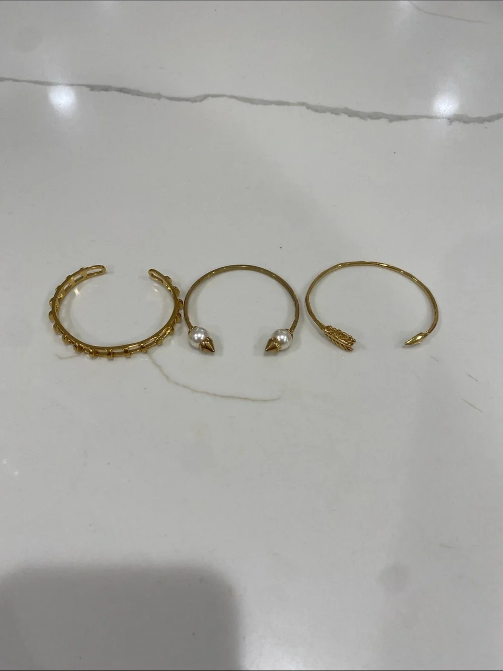 Stella and Dot Bangles Gold
